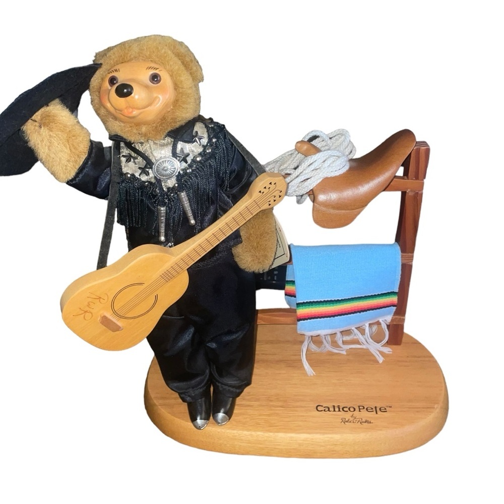 robert raikes bear calico pete autographed COA limited 38/1500 circle paw ranch